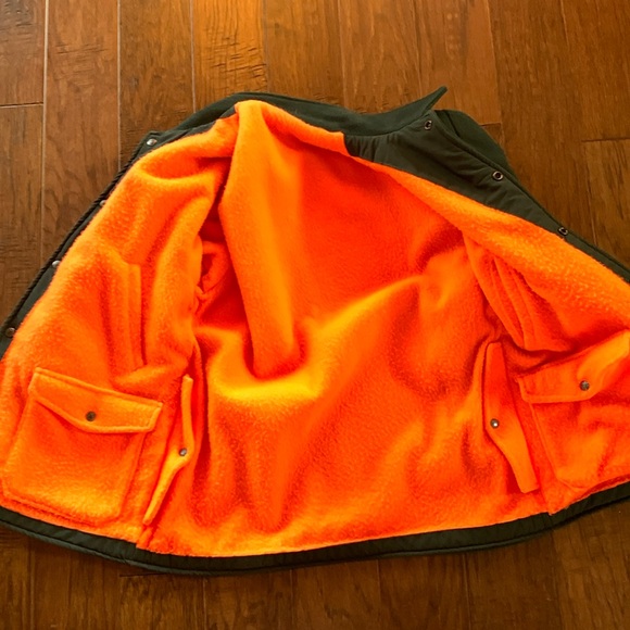MEN’S CODET REVERSABLE GREEN/ORANGE HUNTING JACKET - Picture 6 of 7